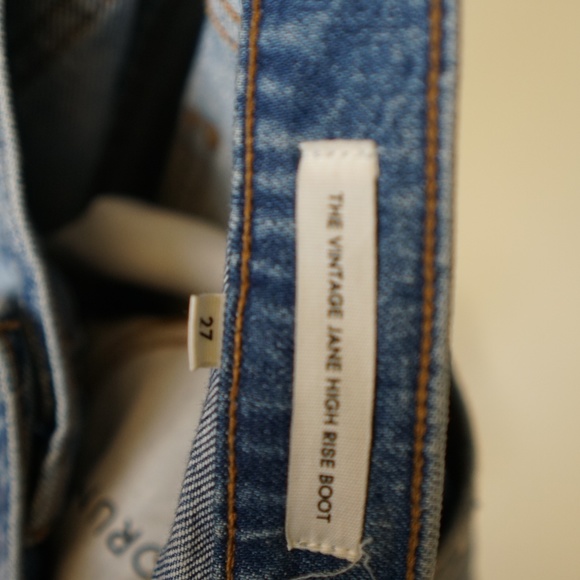 Denim Forum The Vintage Jane High Rise Boot Jeans - Picture 3 of 6